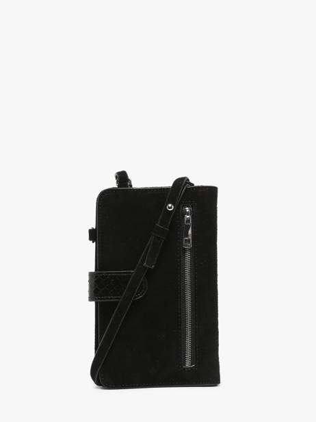 Telefoonetui Leder Great by sandie Zwart new zack SNA ander zicht 5